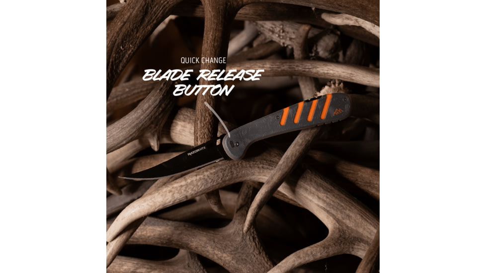 Outdoor Edge Cutlery RAZOR HTX 5in Folding Knife, Gray/Orange, One Size, HTX50Y6C