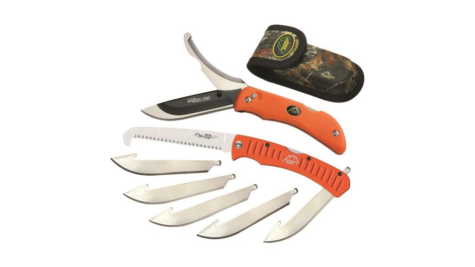 Outdoor Edge Cutlery Razor Pro/Saw, Combo Orange ROC-30C