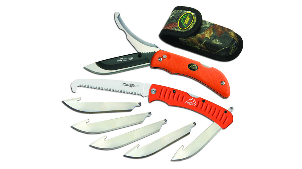 Outdoor Edge Cutlery Razor-Pro/ Saw Combo, Orange ROC-30
