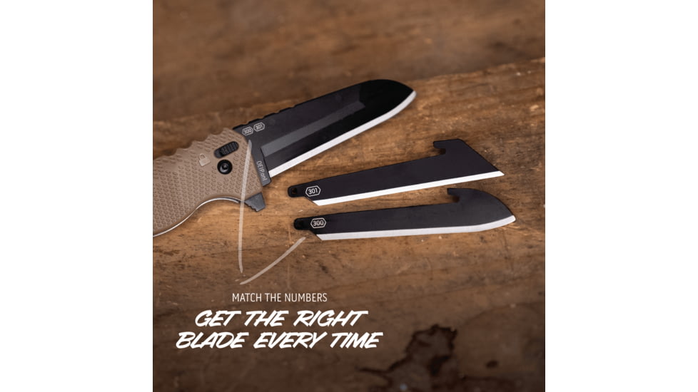 Outdoor Edge Cutlery RAZOR XD1 3in Heavy Duty Folding Knife, EDC, Tan/Black, Sheepfoot, One Size, XD130AC