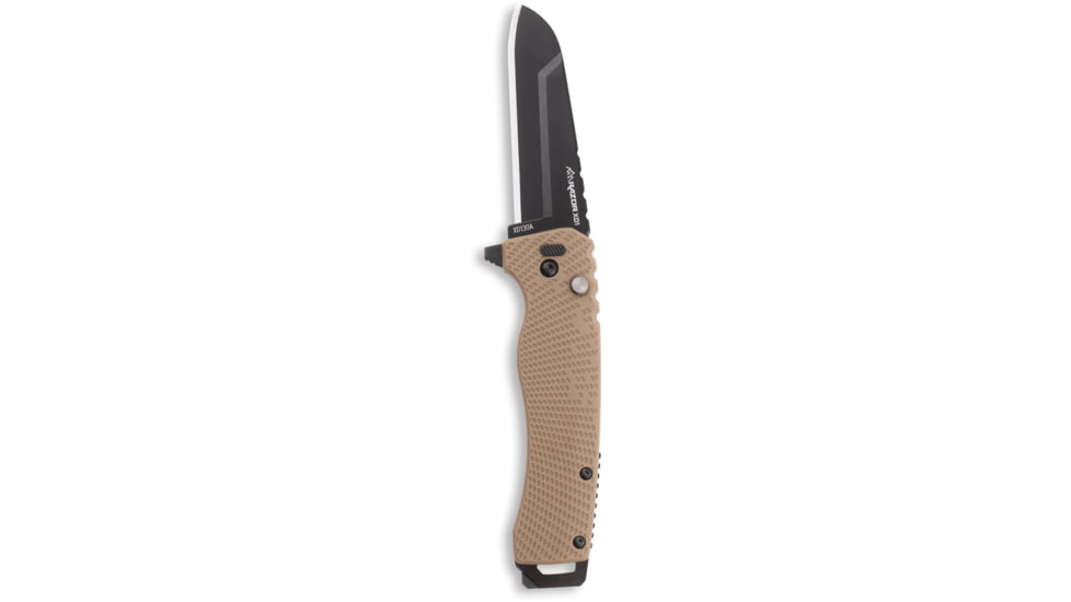 Outdoor Edge Cutlery RAZOR XD1 3in Heavy Duty Folding Knife, EDC, Tan/Black, Sheepfoot, One Size, XD130AC