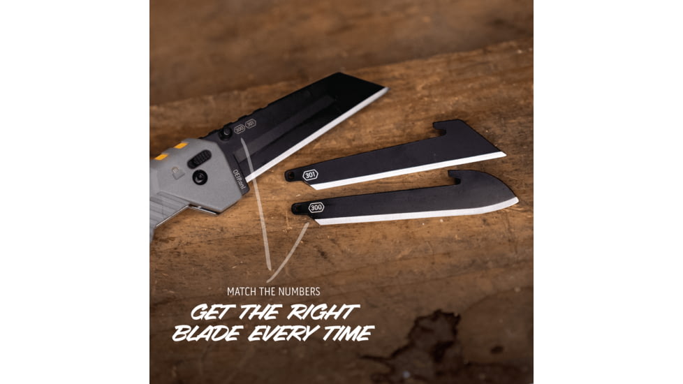 Outdoor Edge Cutlery RAZOR XD2 3in Heady Duty Folding Knife, EDC, Gray/Yellow, Black, One Size, XDS230AC