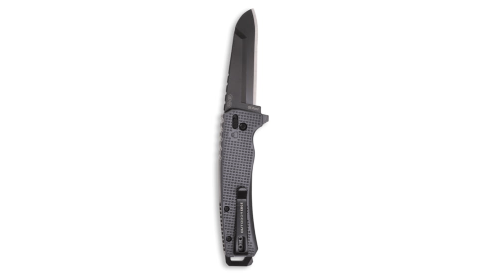 Outdoor Edge Cutlery RAZOR XD3 3in EDC Folding Knife, Charcoal, Sheepfoot, One Size, XDS330AC