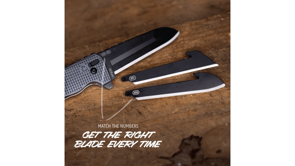 Outdoor Edge Cutlery RAZOR XD3 3in EDC Folding Knife, Charcoal, Sheepfoot, One Size, XDS330AC