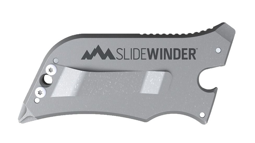 Outdoor Edge Cutlery Slidewinder Utility, Glass/Nylon Handle, Stainless Steel 0.75in Blade Knife, Orange/Silver SWB-10C