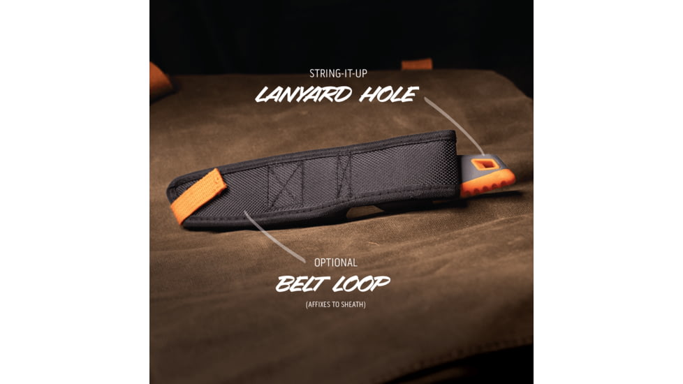 Outdoor Edge Cutlery VANTEX 4in Drop Point Fixed Blade Knife w/Sheath, One Size, VNTXDPC