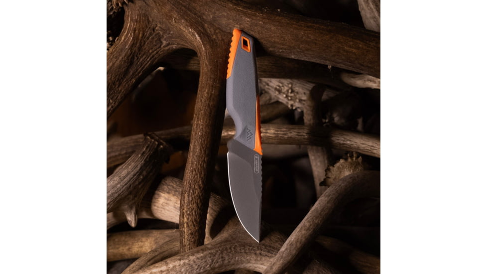 Outdoor Edge Cutlery VANTEX 4in Drop Point Fixed Blade Knife w/Sheath, One Size, VNTXDPC