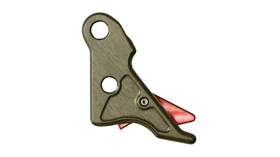 Overwatch Precision TAC CZ P10 Pistol Trigger Kit, FDE/Red, 753F6