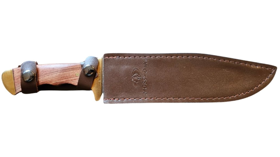 Paladin Full-tang Bowie 14in Folding Knife, Clip Point, Rosewood, Brass Guard Handle, BRASS GUARD AND ROSEWOOD, PE-14BK-2044