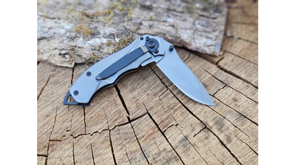 Paladin Titanium Coated Pocket Folding Knife, 2.5 in Blade, Stainless Steel, Titanium, PE-TPK-2031