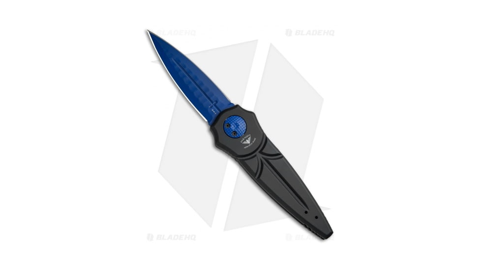 Paragon Warlock Enchanter Folding Knife, 3.875in, CPM S30V, Dagger Blade, Aluminum Black/Blue Handle, Blue Sorcerer, Blue/Black/Blue, 9.375in, BHQ-68252