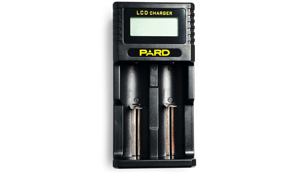 PARD Optics Battery Charger, 2-Slot, Black, 2x battery charger