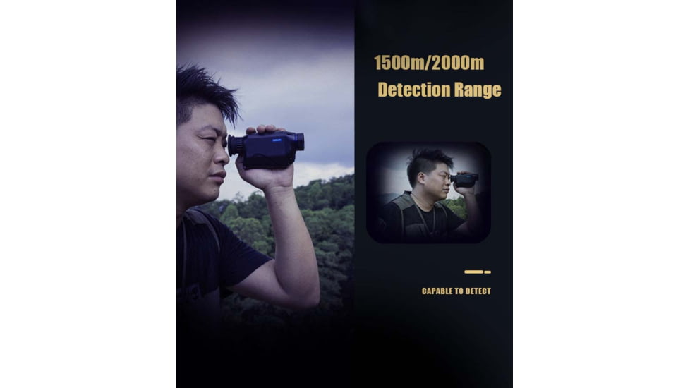 Pard Thermal Imaging 2x35mm Monocular, 640x480, 30Hz, Black, TA62-35