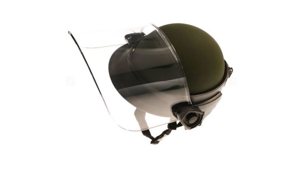 Paulson Manufacturing DK6 H.150s Retro Fit face shield- Riot, Clear, 6in DK6-H.150s