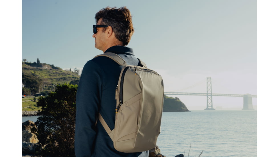 Peak Design 40L 2-in-1 Travel Backpack, Stone, Large, BTRT-40-ST-2