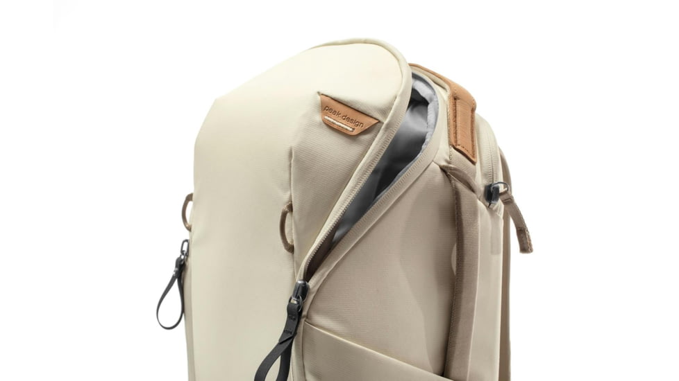 Peak Design Everyday Zip V2 Backpack, 15 Liters, Bone, BEDBZ-15-BO-3