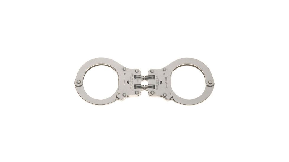 Peerless Handcuff 801cn Hinged Nickel 10pk - 4801-10