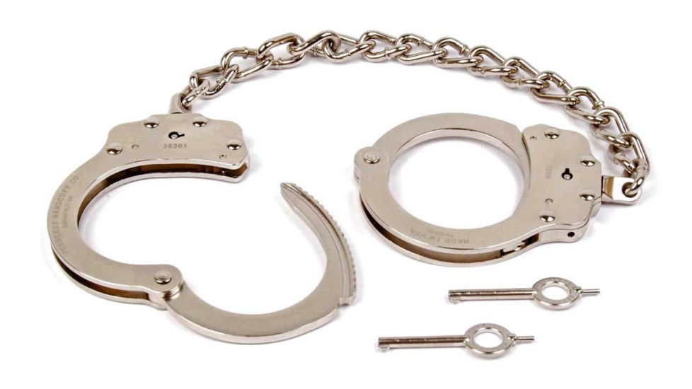 Peerless Handcuff Model 700C-14X Extended Chain Link Handcuff, 14 Links, 700C-14X