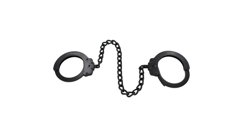 Peerless Handcuff Model 703C 15in Leg Iron, Black, 703C-BLK