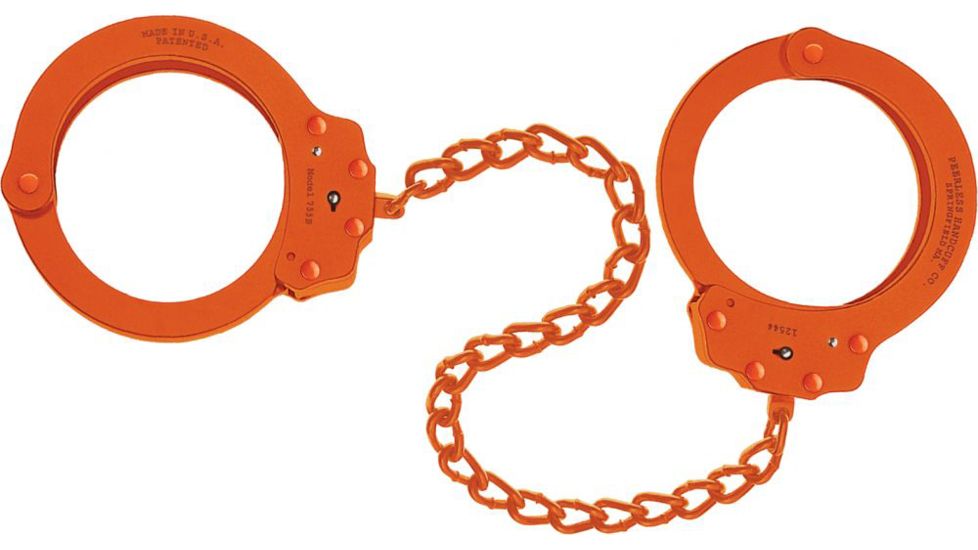 Peerless Handcuff Oversize Leg Iron, Orange PH755BO