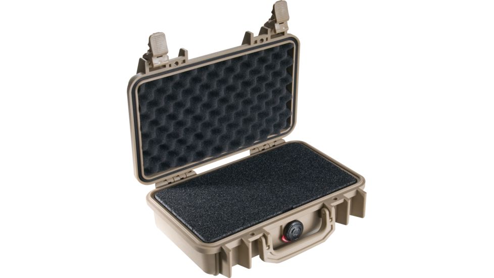 Pelican 1170 Watertight Case w/Lid and Foam, Desert Tan 1170-000-190