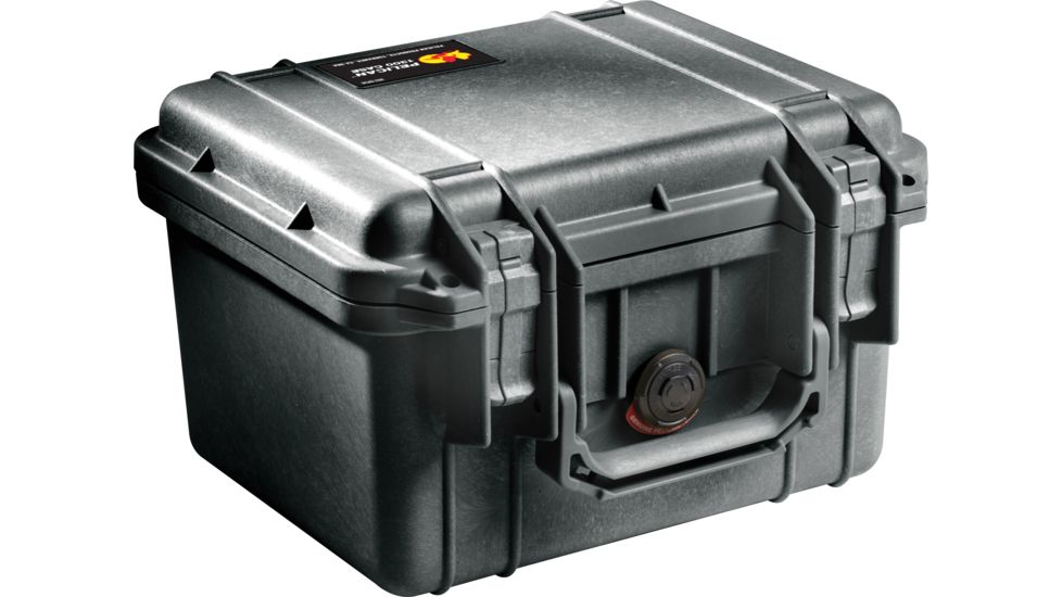 Pelican 1300 Small Protector Waterproof Case, Black, No Foam, 1300-001-110