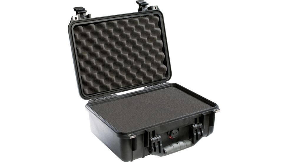 Pelican 1450 Protector Waterproof Crushproof Medium Case, Black w/ Foam