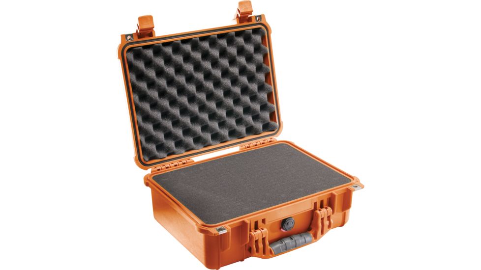 Pelican 1450 Protector Waterproof Crushproof Medium Case, Orange w/ Foam