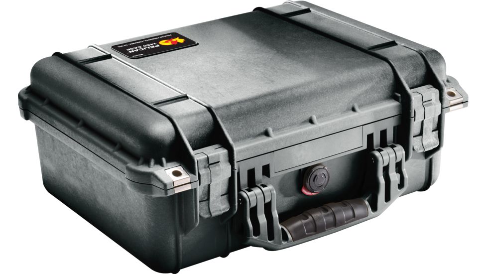 Pelican 1450NF Protector Waterproof Crushproof Medium Case, Black w/ No Foam