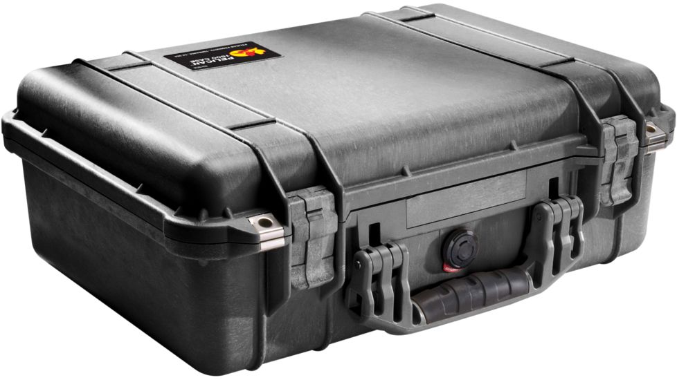 Pelican 1500NF Medium Crushproof Dry Case, 18.5x14x7in, Black - No Foam