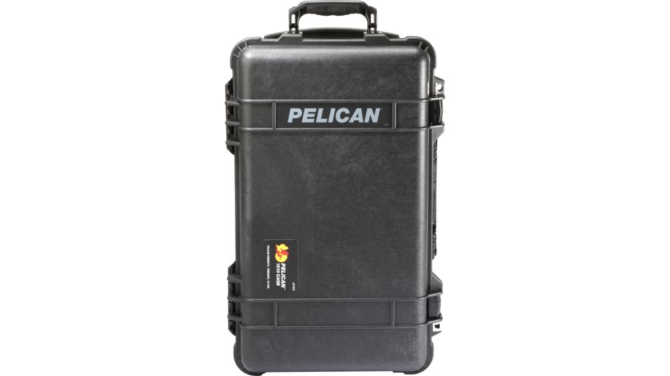 Pelican 1510 Carry On 22x13x9in Wheeled Protector Case, Black, No Foam