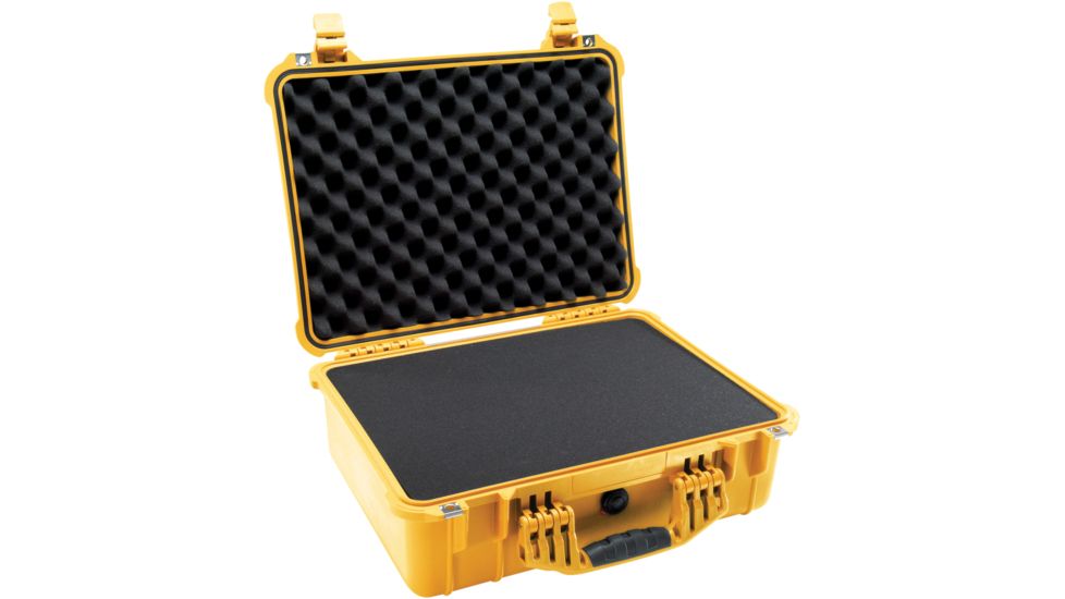 Pelican 1520 Protector 19x15x7in Watertight Carrying Case, Yellow w/ Foam