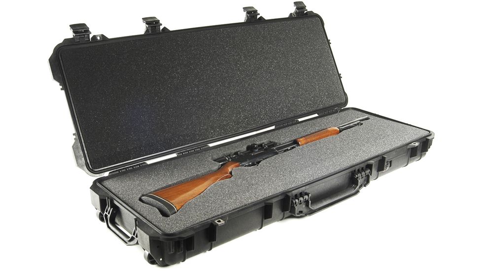 Pelican 1720 Watertight Gun Case w/ Wheels and Foam - 42in Long Interior, Black 1720-000-110