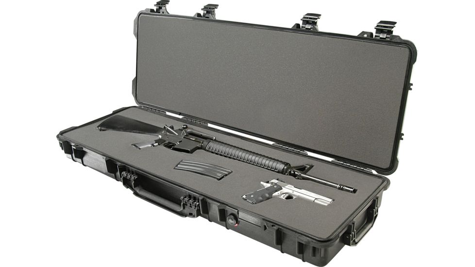 Pelican 1720 Watertight Gun Case w/ Wheels and Foam - 42in Long Interior, Black 1720-000-110