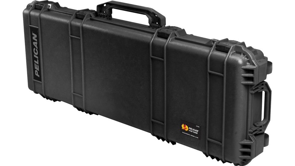 Pelican 1720 Watertight Gun Case w/ Wheels and Foam - 42in Long Interior, Black 1720-000-110