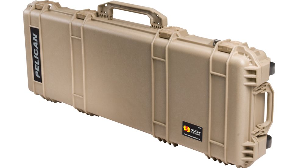 Pelican 1720 Watertight Gun Case w/ Wheels and Foam - 42in Long Interior, Desert Tan 1720-000-190
