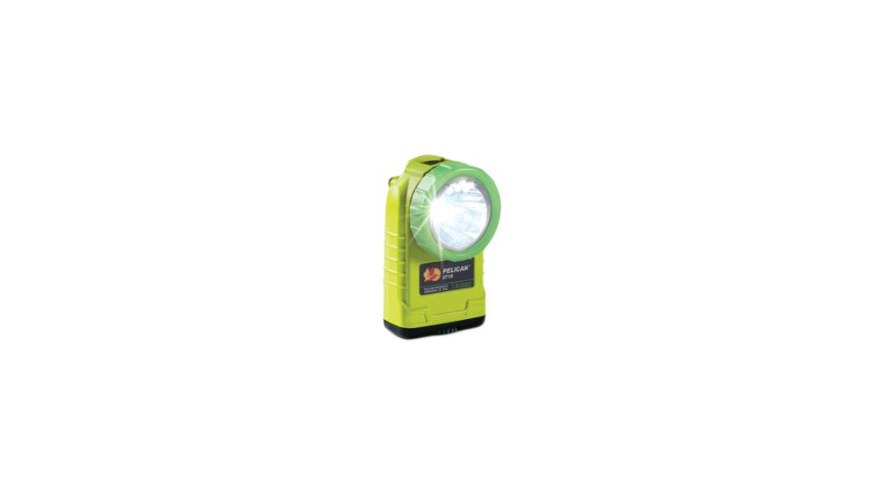 Pelican 3715 Right Angle 174 Lumens LED Flashlight w/ Photoluminescent Shroud, Yellow 3715-001-247