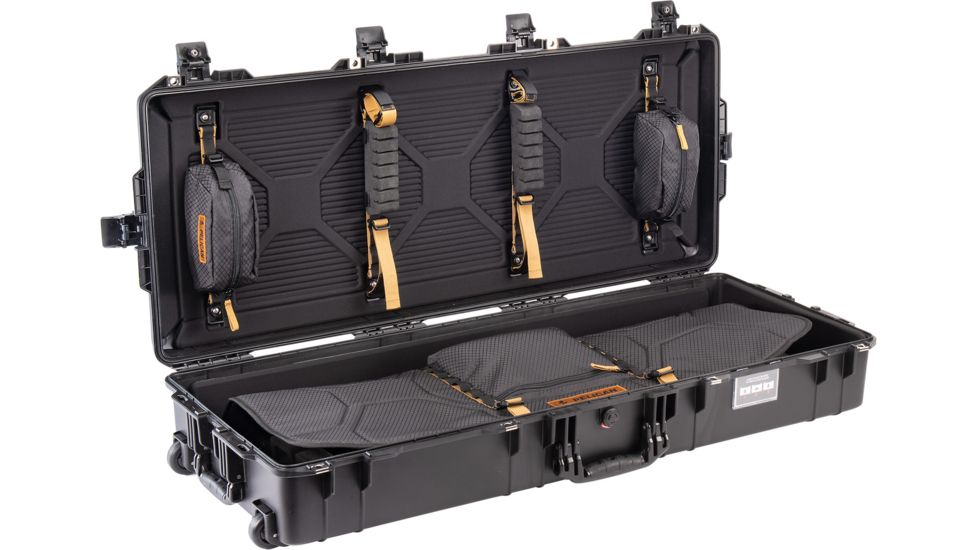 Pelican Air 1745 Case, Bow, 44x16.8x7.9 inch Internal Dimension, 46.7x19.4x8.7 External Dimension, Black, 017450-0120-110