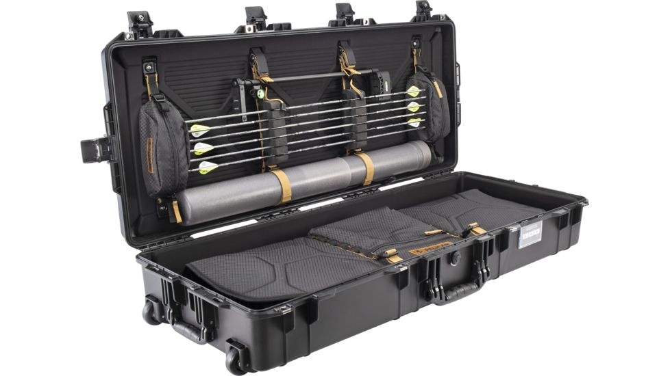 Pelican Air 1745 Case, Bow, 44x16.8x7.9 inch Internal Dimension, 46.7x19.4x8.7 External Dimension, Black, 017450-0120-110