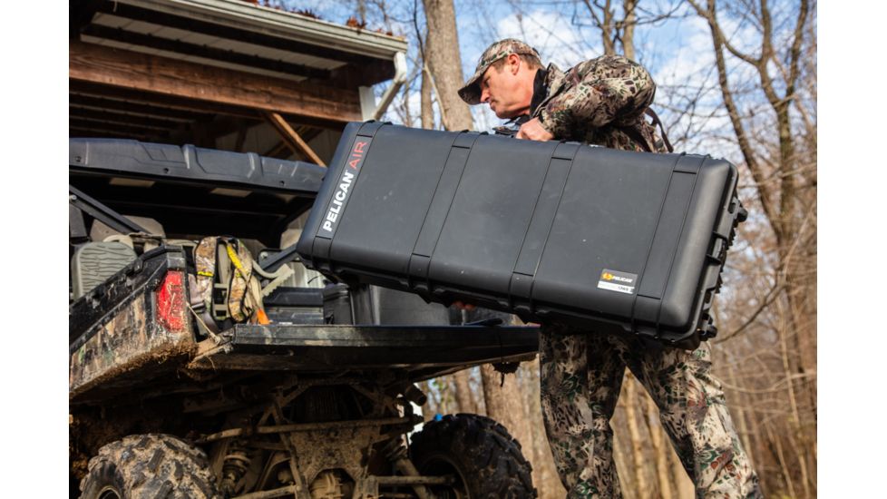 Pelican Air 1745 Case, Bow, 44x16.8x7.9 inch Internal Dimension, 46.7x19.4x8.7 External Dimension, Black, 017450-0120-110