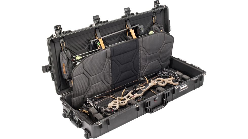 Pelican Air 1745 Case, Bow, 44x16.8x7.9 inch Internal Dimension, 46.7x19.4x8.7 External Dimension, Black, 017450-0120-110