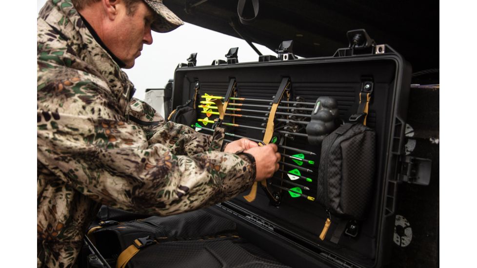 Pelican Air 1745 Case, Bow, 44x16.8x7.9 inch Internal Dimension, 46.7x19.4x8.7 External Dimension, Black, 017450-0120-110