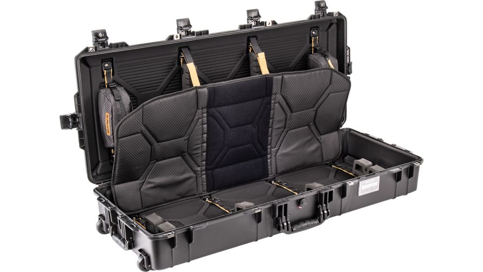 Pelican Air 1745 Case, Bow, 44x16.8x7.9 inch Internal Dimension, 46.7x19.4x8.7 External Dimension, Black, 017450-0120-110