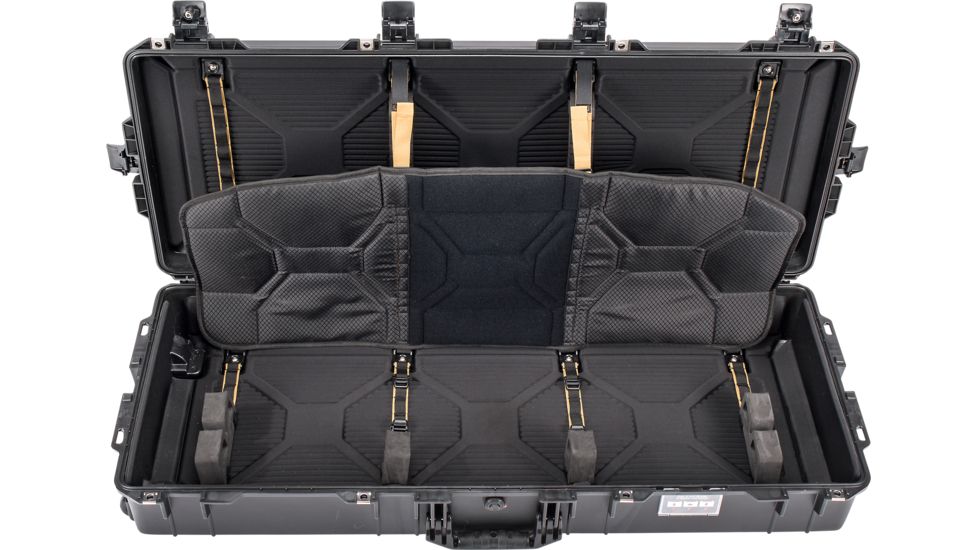 Pelican Air 1745 Case, Bow, 44x16.8x7.9 inch Internal Dimension, 46.7x19.4x8.7 External Dimension, Black, 017450-0120-110