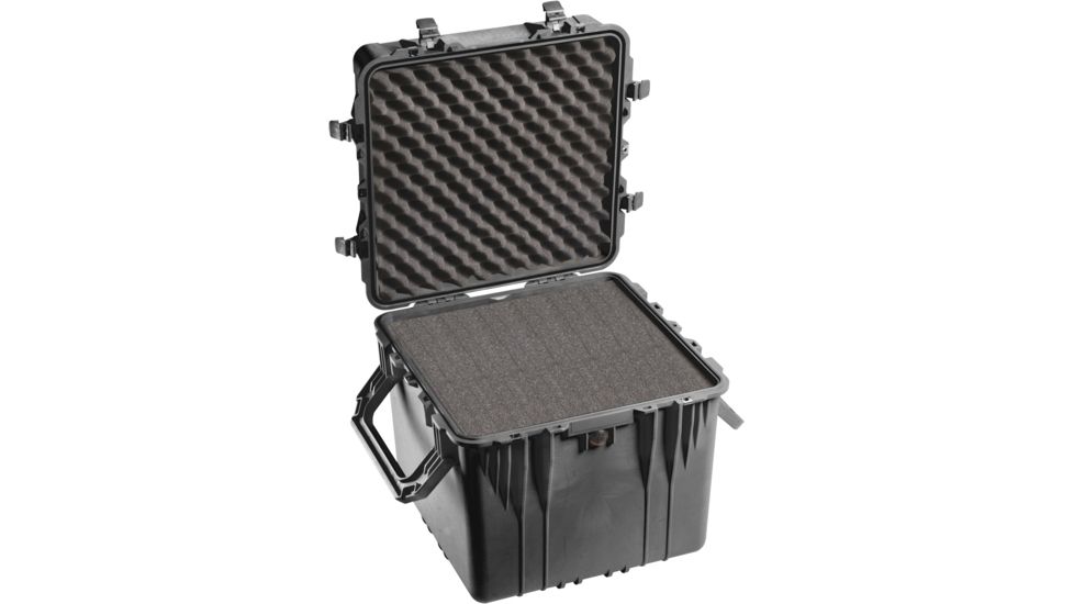 Pelican Large Black Cube Case w/Foam 0350