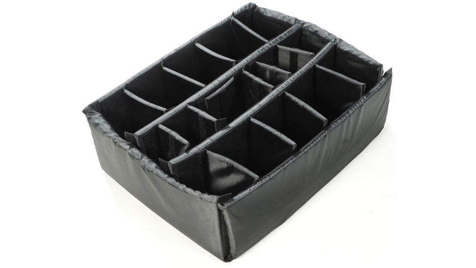 Pelican Padded Divider Set Kit for 1525 Case, Black, 015250-4060-000