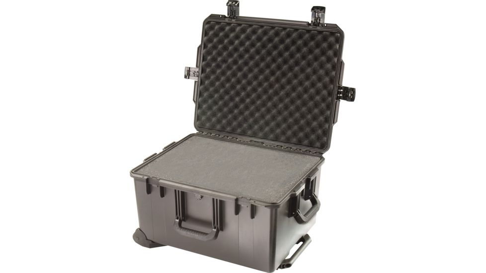 Pelican Storm Cases iM2750 Box w/ Wheels, Vortex Valve, Black w/ Cubed Foam 00001