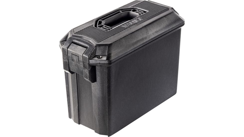 Pelican VAULT V250 Case, Ammo, 6.3x12.7x10 inch Internal, 16.27x7.9x11.93 inch External Dimension, Black, VCV250-0010-BLK