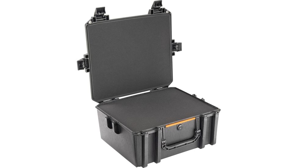 Pelican VAULT V600 Case, Large Equipment, 21x17x9.5 inch Internal, 24.55x20.59x10.16 inch External Dimension, Black, VCV600-0000-BLK