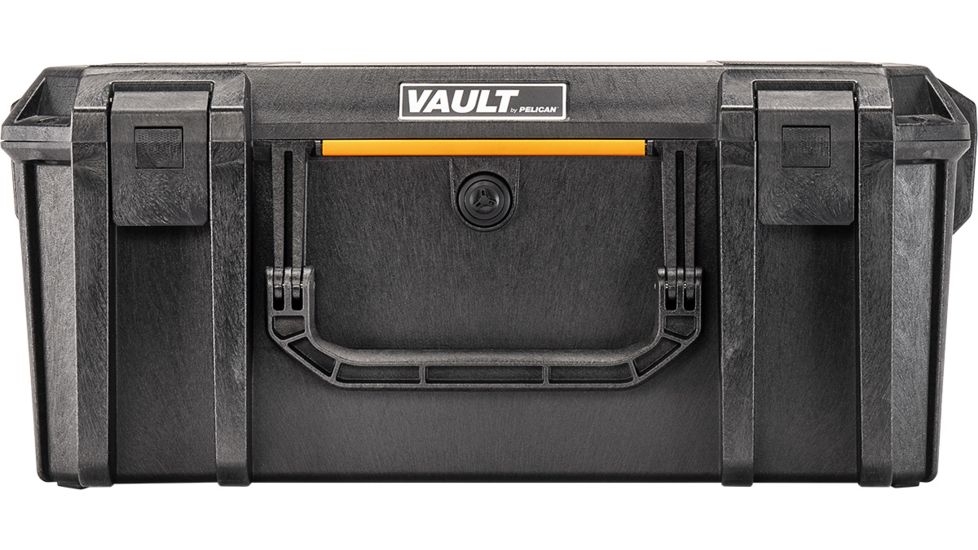 Pelican VAULT V600 Case, Large Equipment, 21x17x9.5 inch Internal, 24.55x20.59x10.16 inch External Dimension, Black, VCV600-0000-BLK